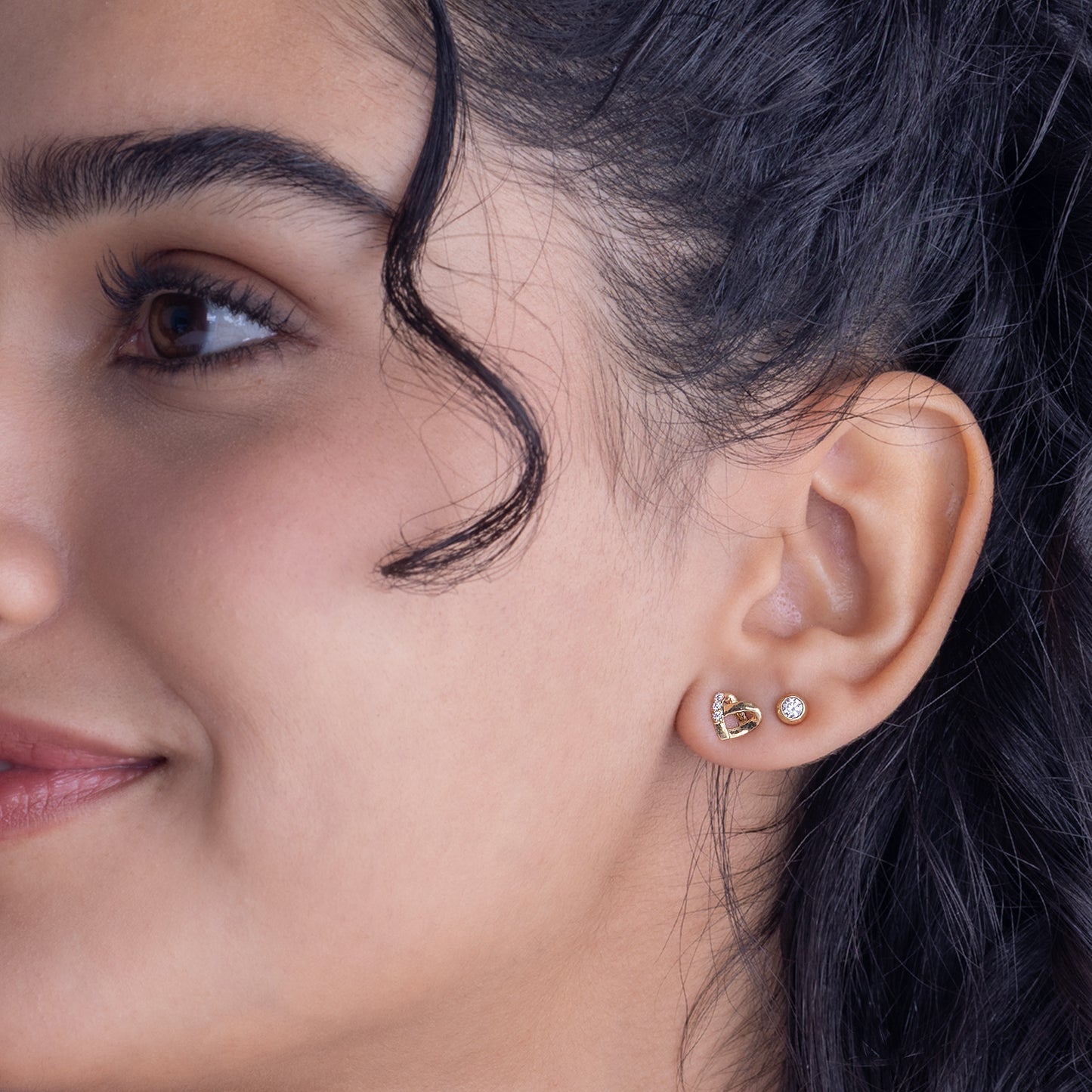 Entwined Heart Studs