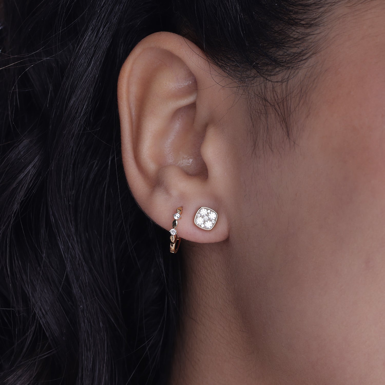 Luxe Round Huggie Hoops