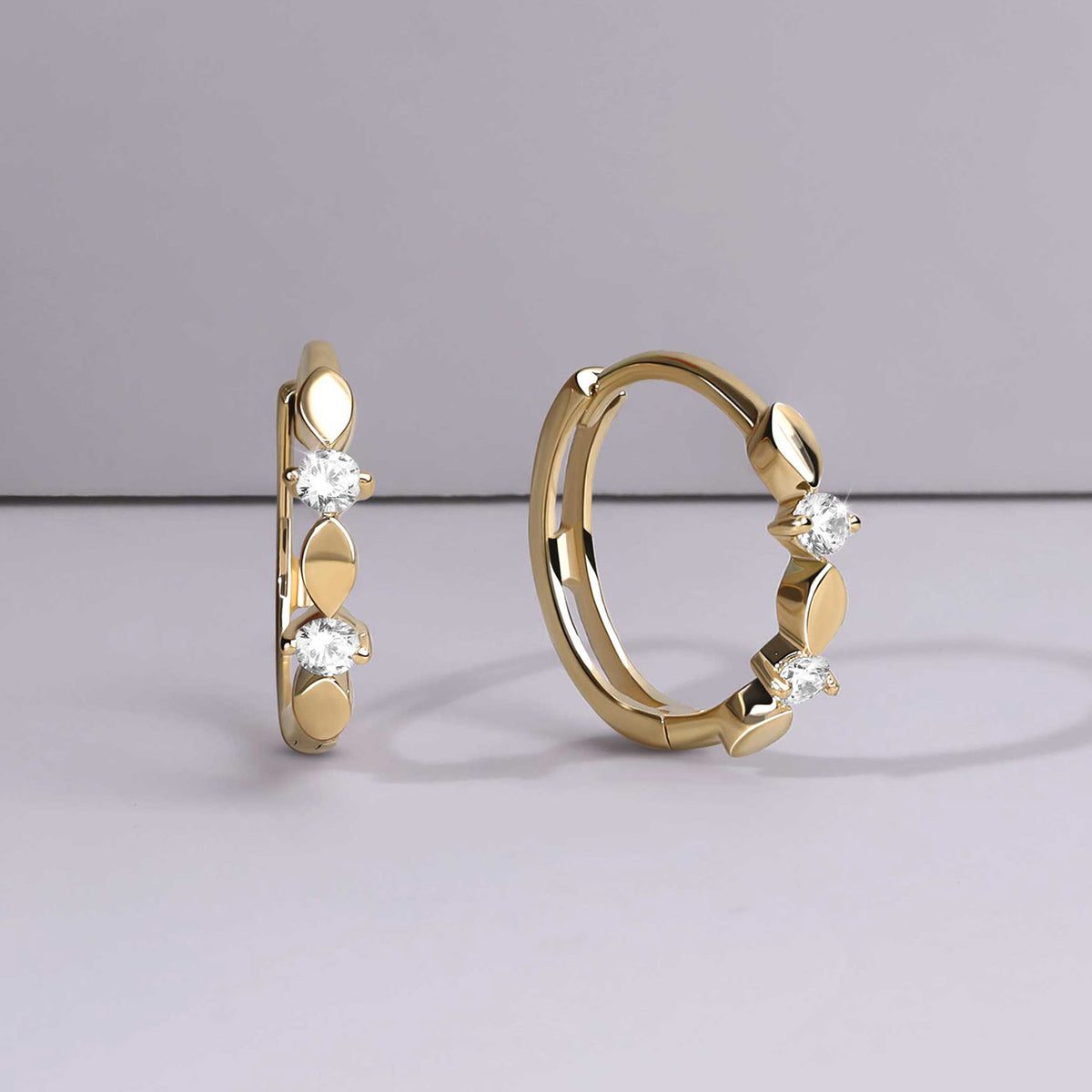 Luxe Round Huggie Hoops