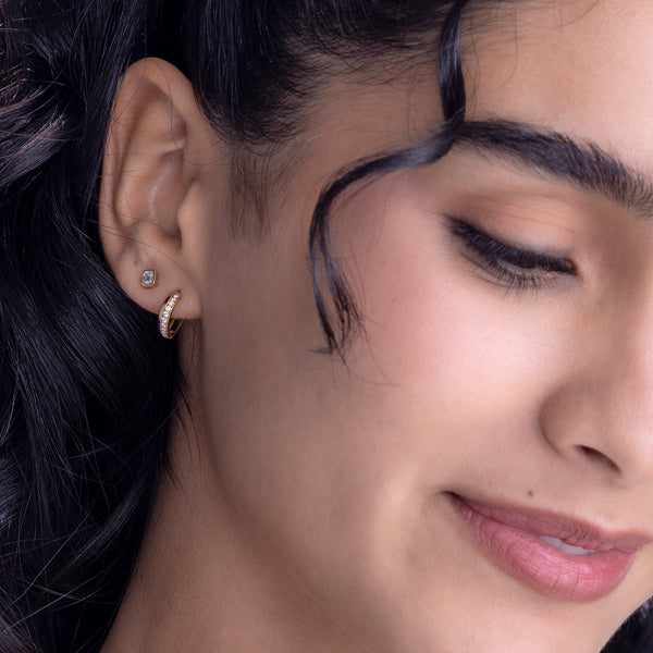 Contour Pavé Hoops
