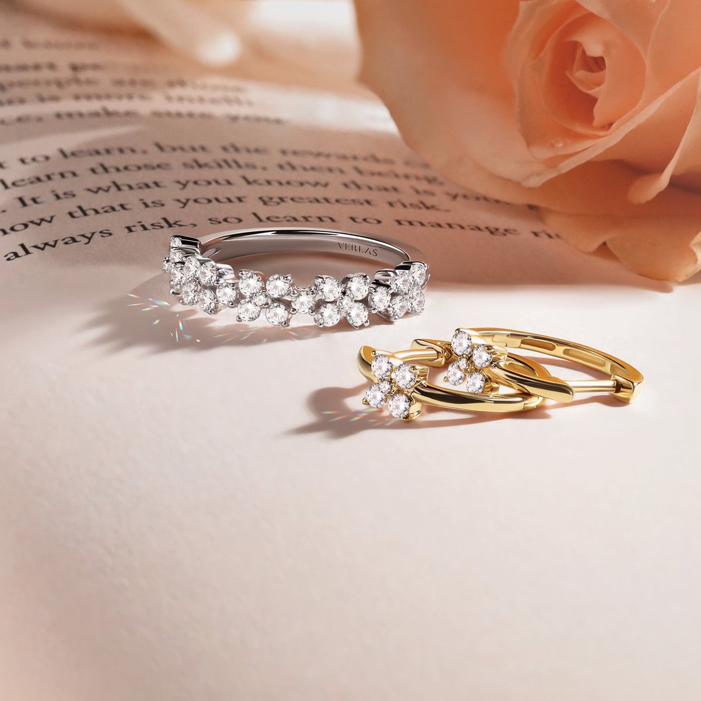 Alyssa Radiant Bloom Diamond Ring