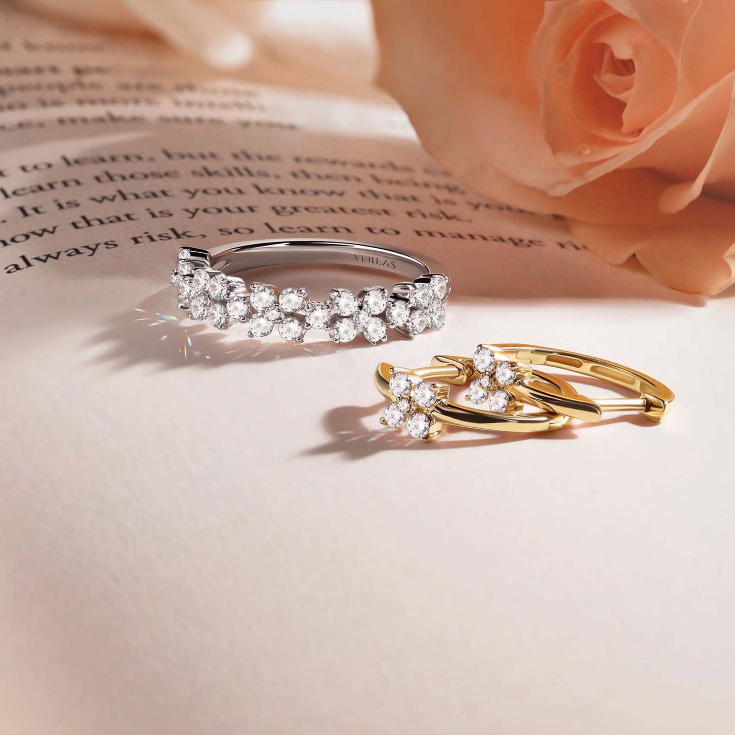 Alyssa Radiant Bloom Diamond Ring