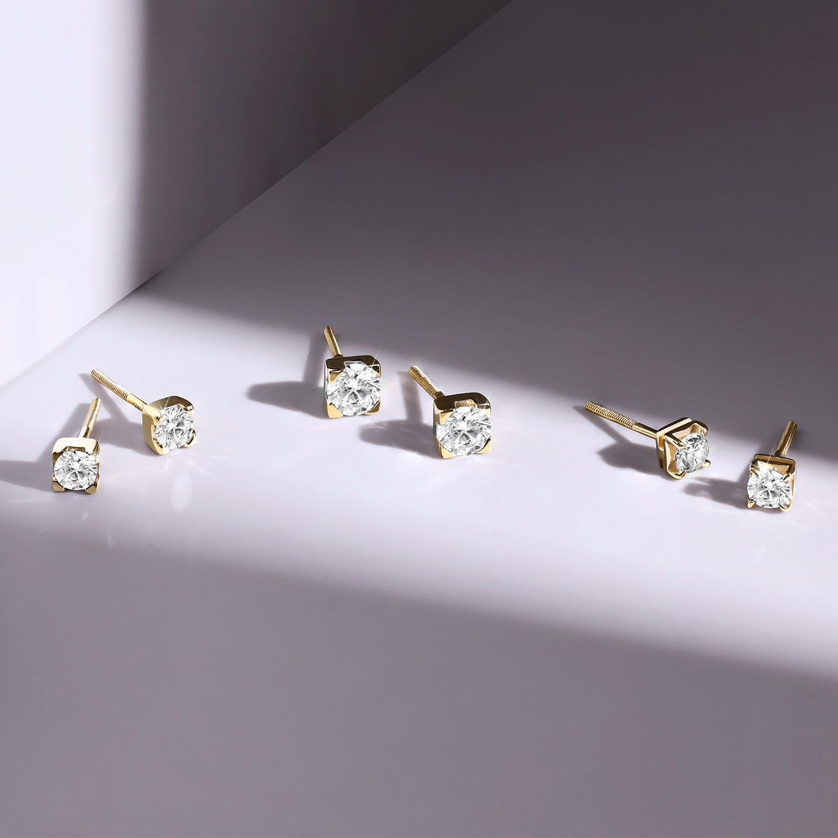 Minimalist Round-Cut Studs