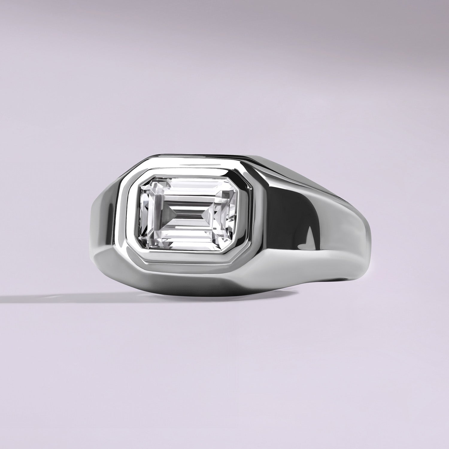 Emerald-Cut Signet Ring