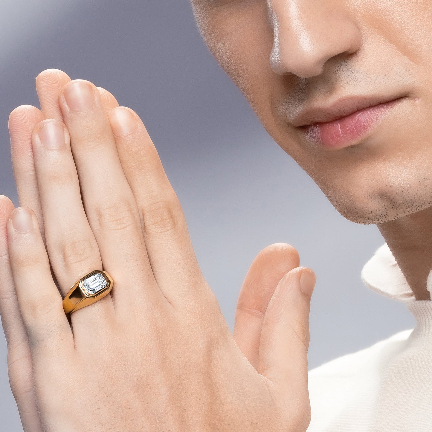 Emerald-Cut Signet Ring