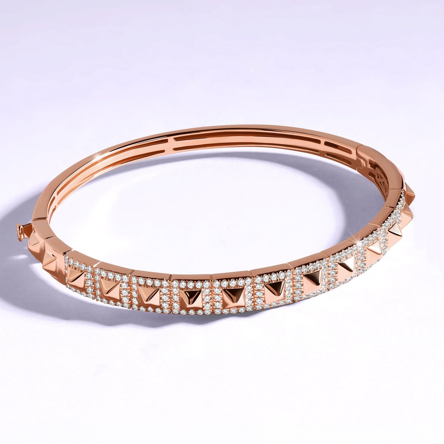 Zenyth Pyramid Luxe Geometric Bangle