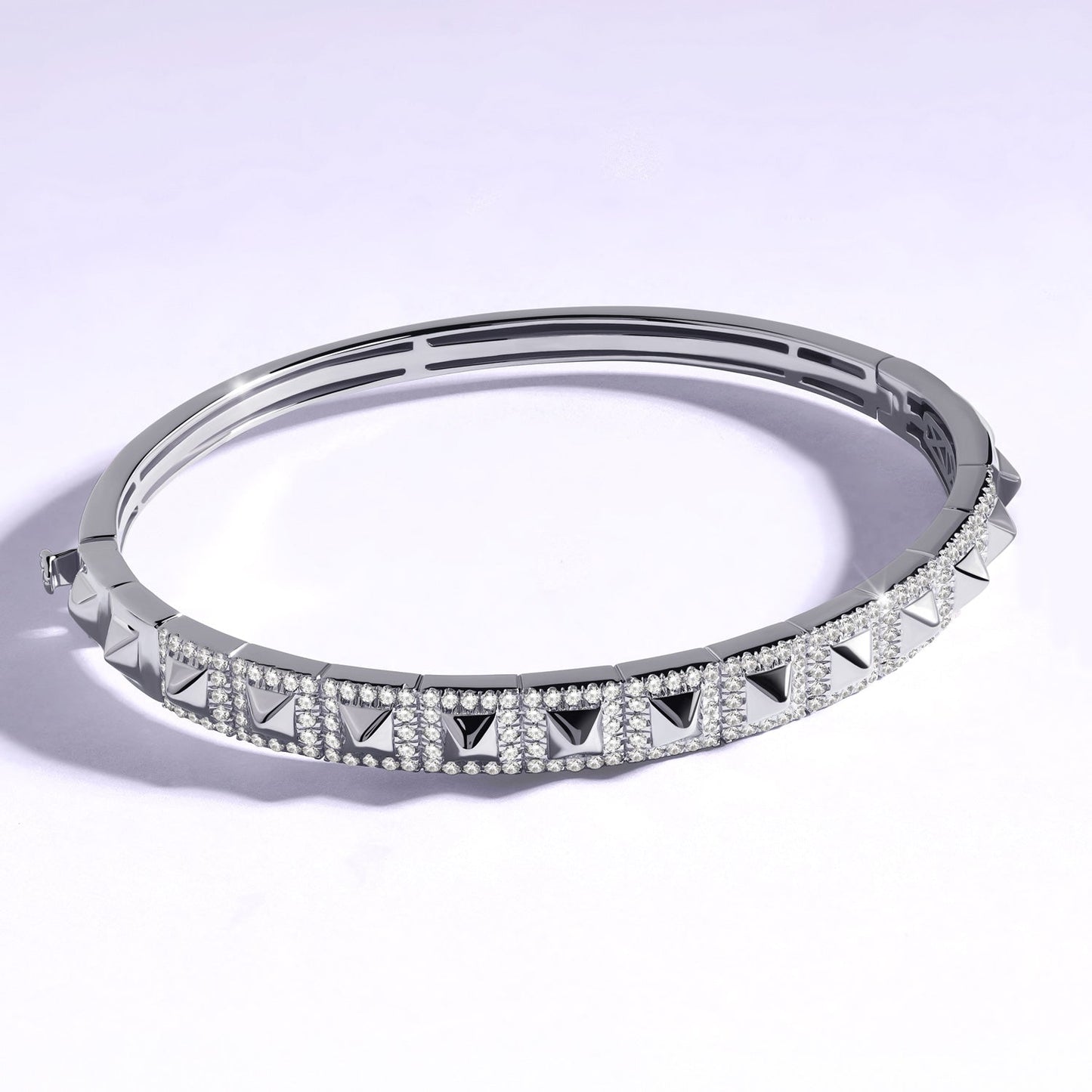 Zenyth Pyramid Luxe Geometric Bangle