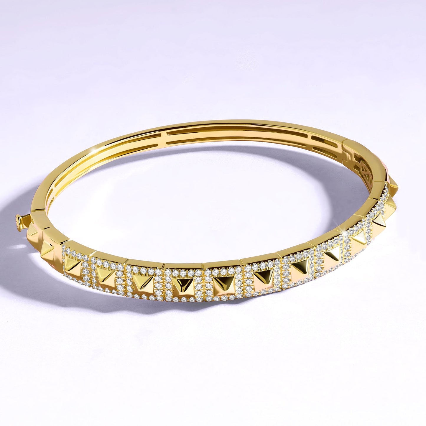 Zenyth Pyramid Luxe Geometric Bangle