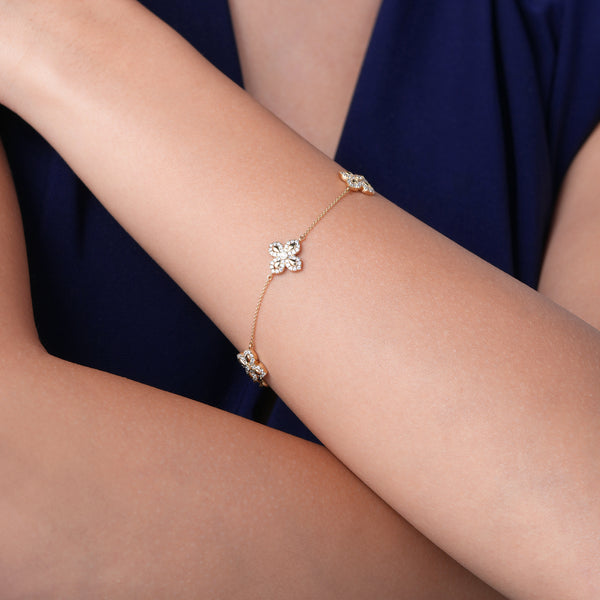 La Fleur Luxe Stationed Contour Bracelet
