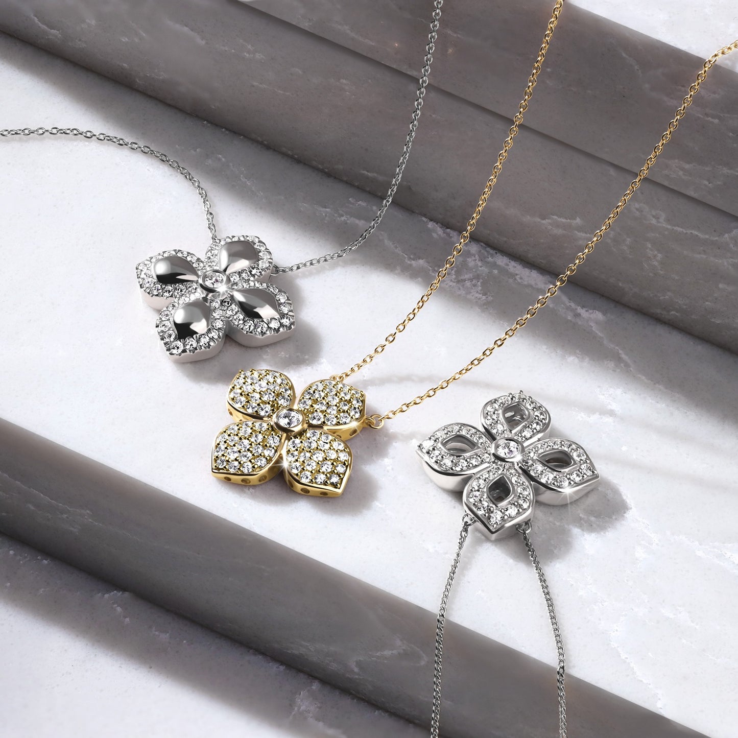 La Fleur Luxe Silhouette Pendant Necklace