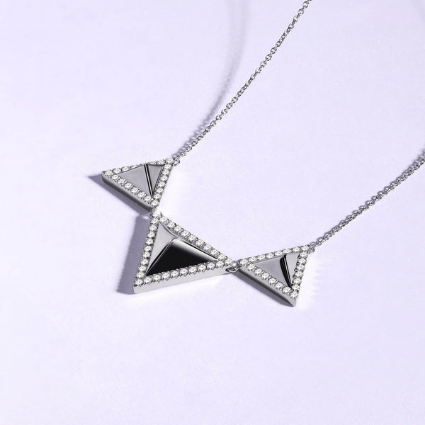 Pyramid Trio Pendant Necklace