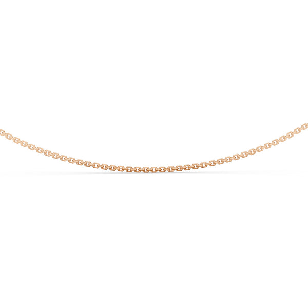 Diamond Cut Cable Chain with Lobster Lock