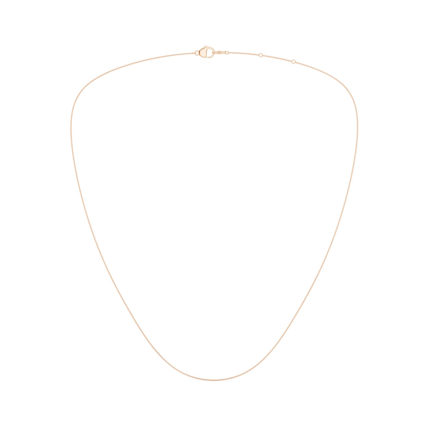 Diamond Cut Cable Chain with Lobster Lock