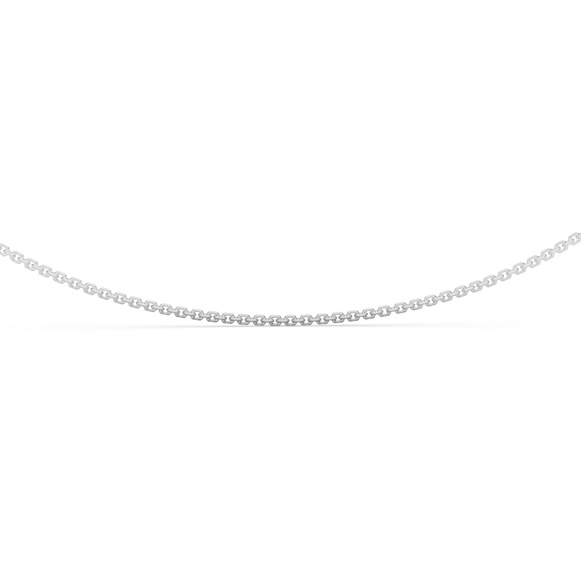 Diamond Cut Cable Chain with Lobster Lock