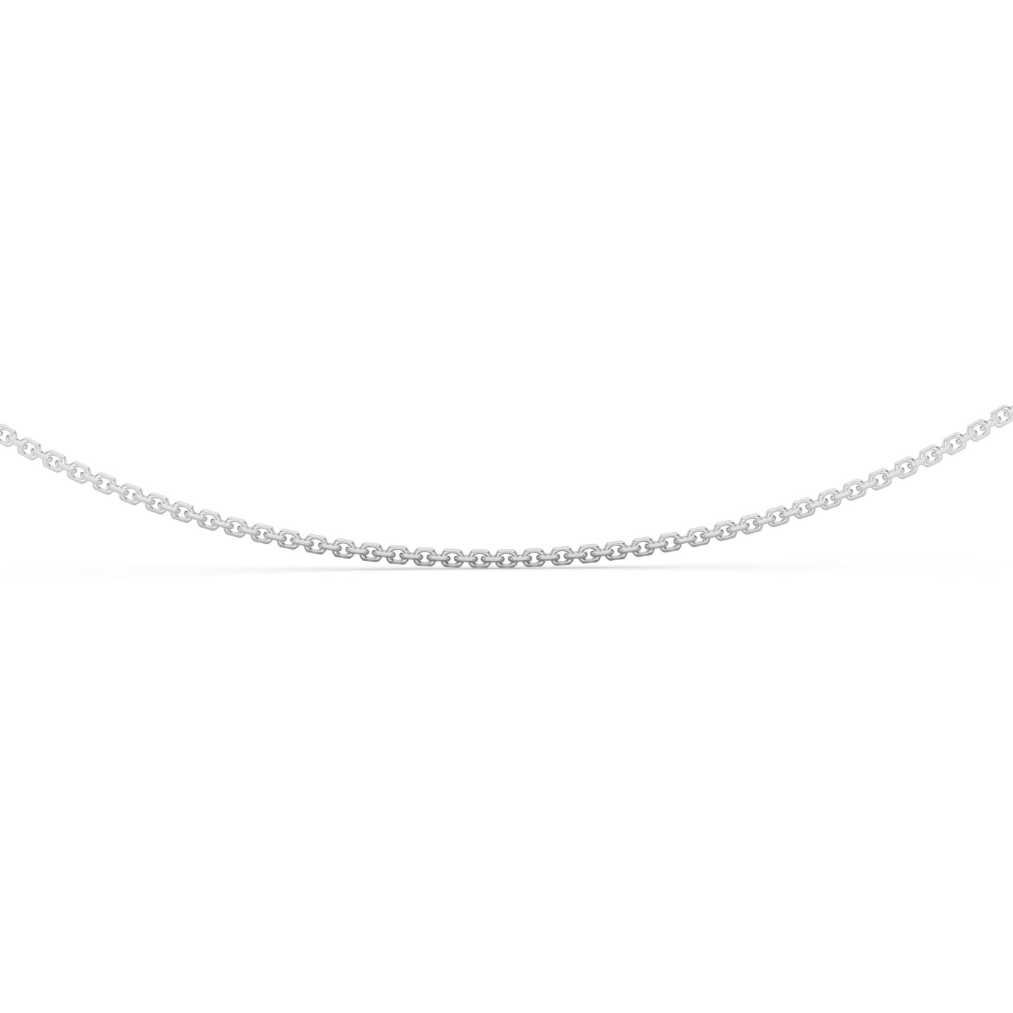 Diamond Cut Cable Chain with Lobster Lock