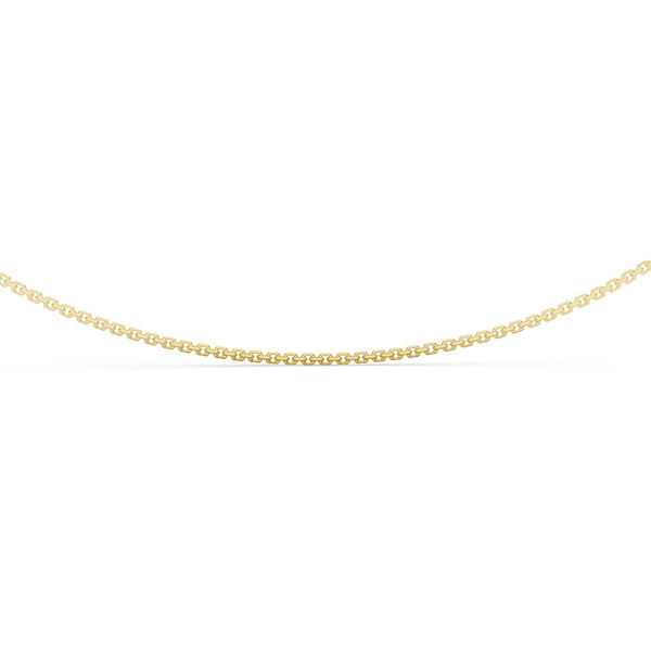 Diamond Cut Cable Chain with Lobster Lock