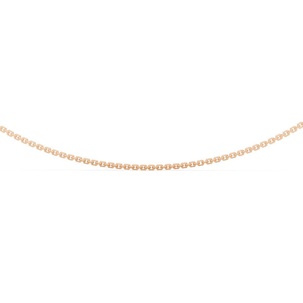 Diamond Cut Cable Chain With Spring Lock