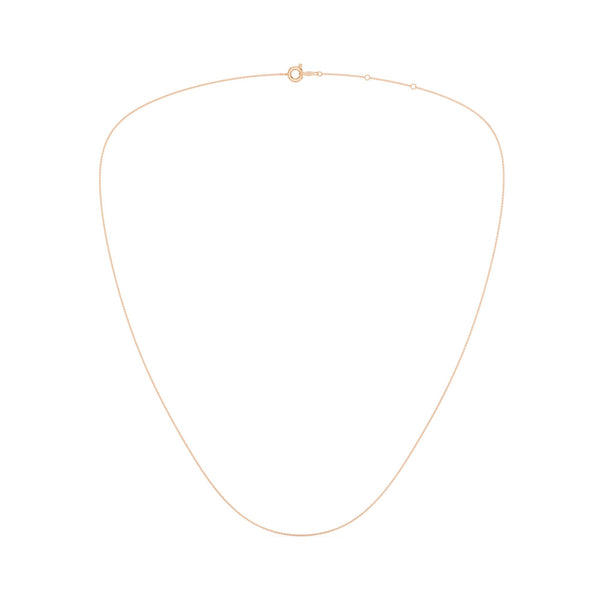 Diamond Cut Cable Chain With Spring Lock
