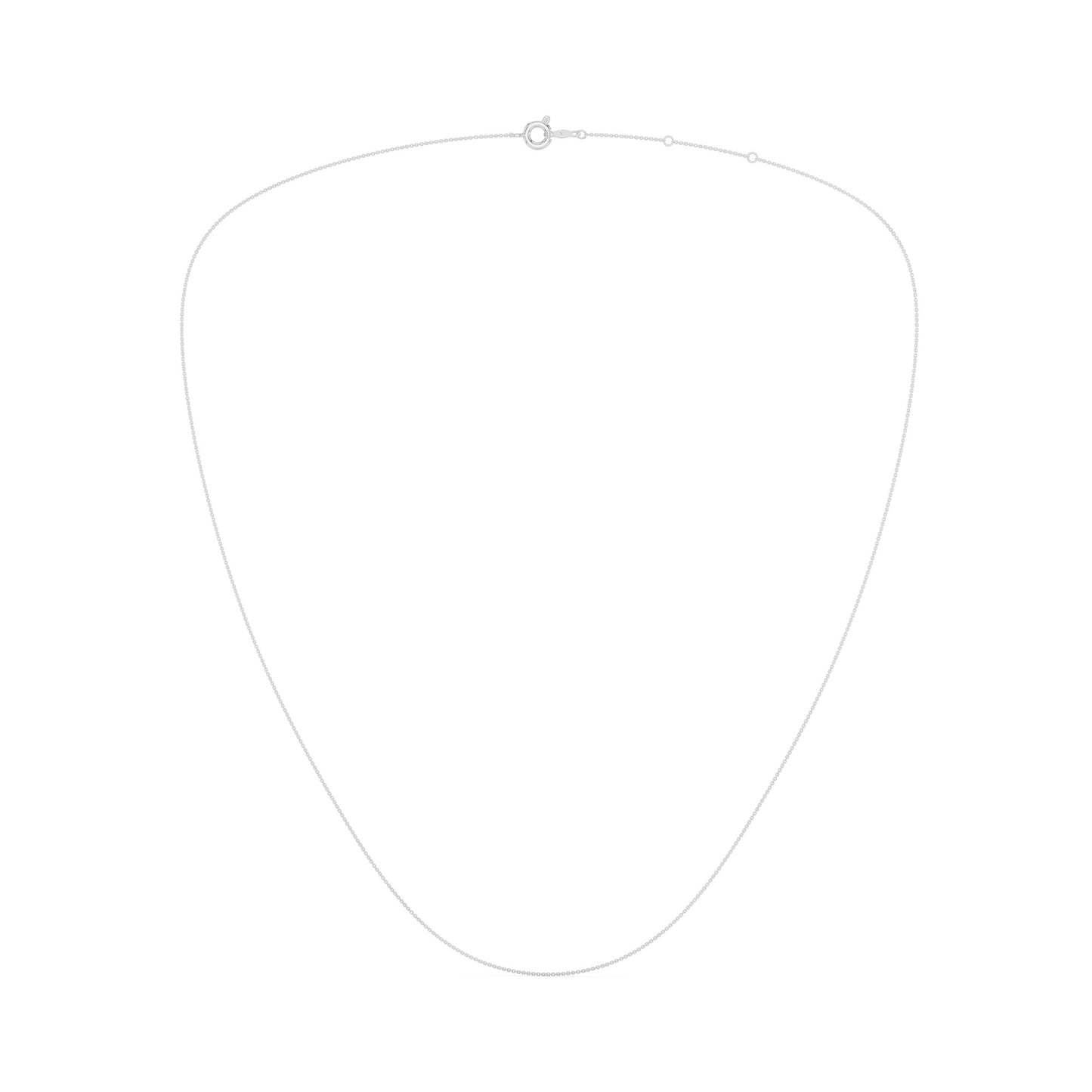 Diamond Cut Cable Chain With Spring Lock
