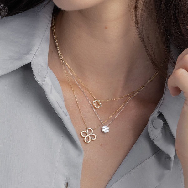Clover-Infinity Pendant Necklace