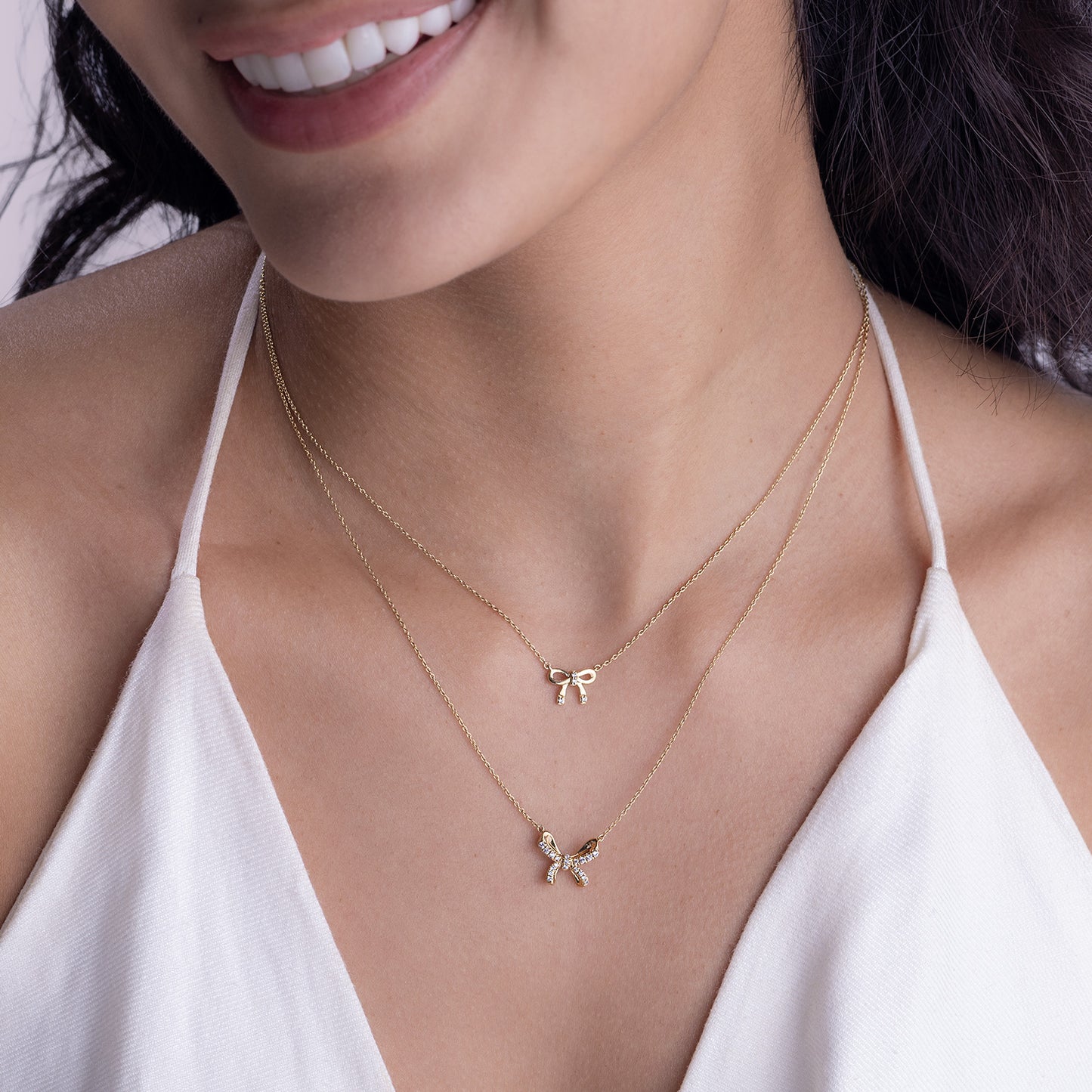 Ribbon Butterfly necklace