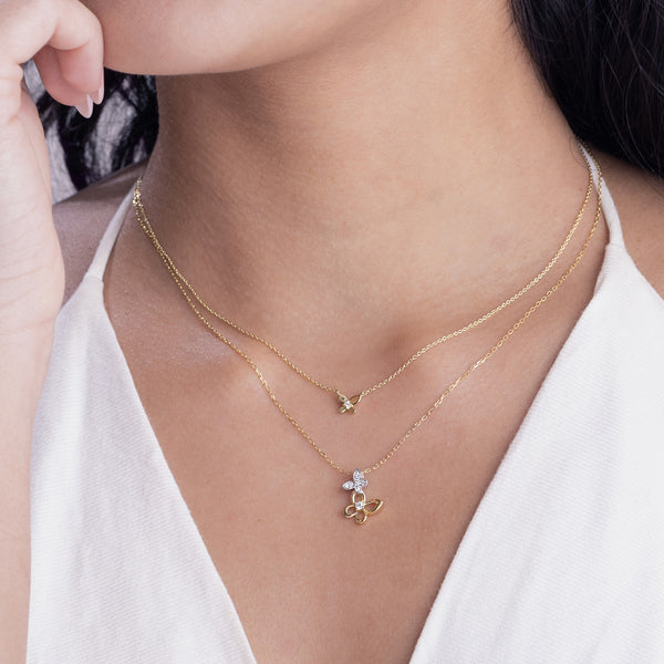 Entwined Butterfly Pendant