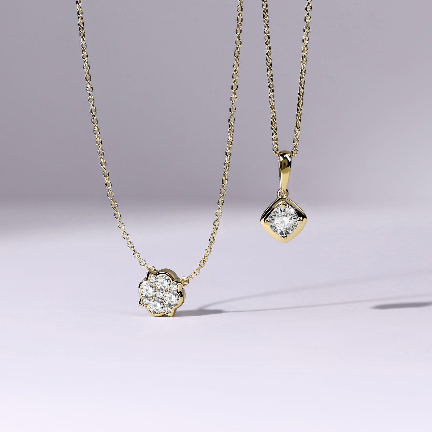 Floral Cluster Necklace