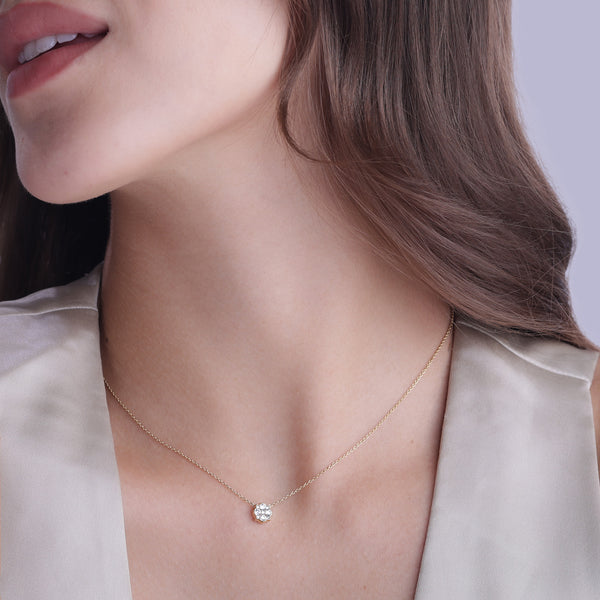 Floral Cluster Necklace
