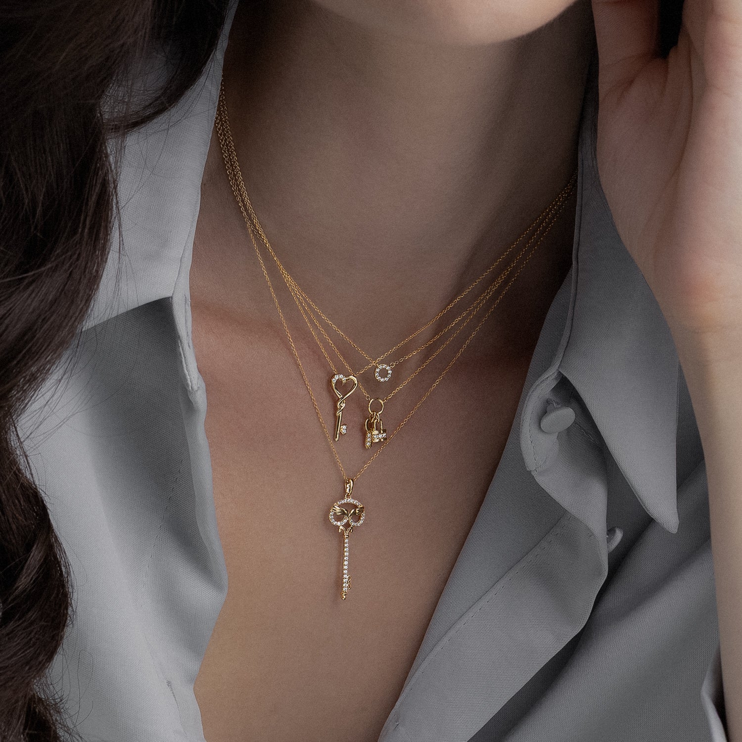 Lock and Key Necklace