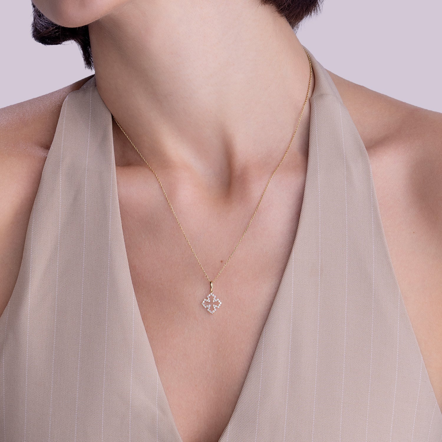 Quatrefoil Pendant