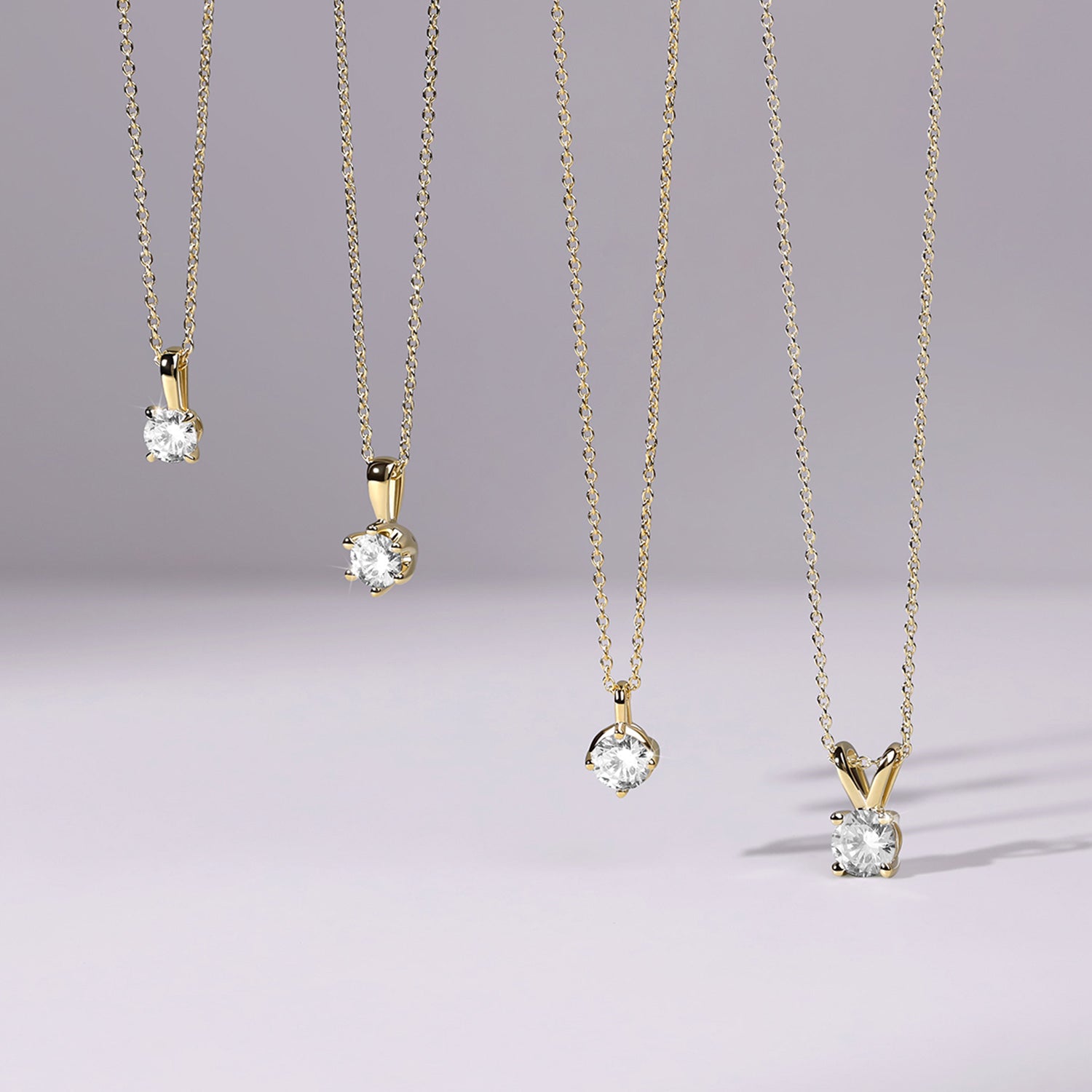 Round Diamond Pendant