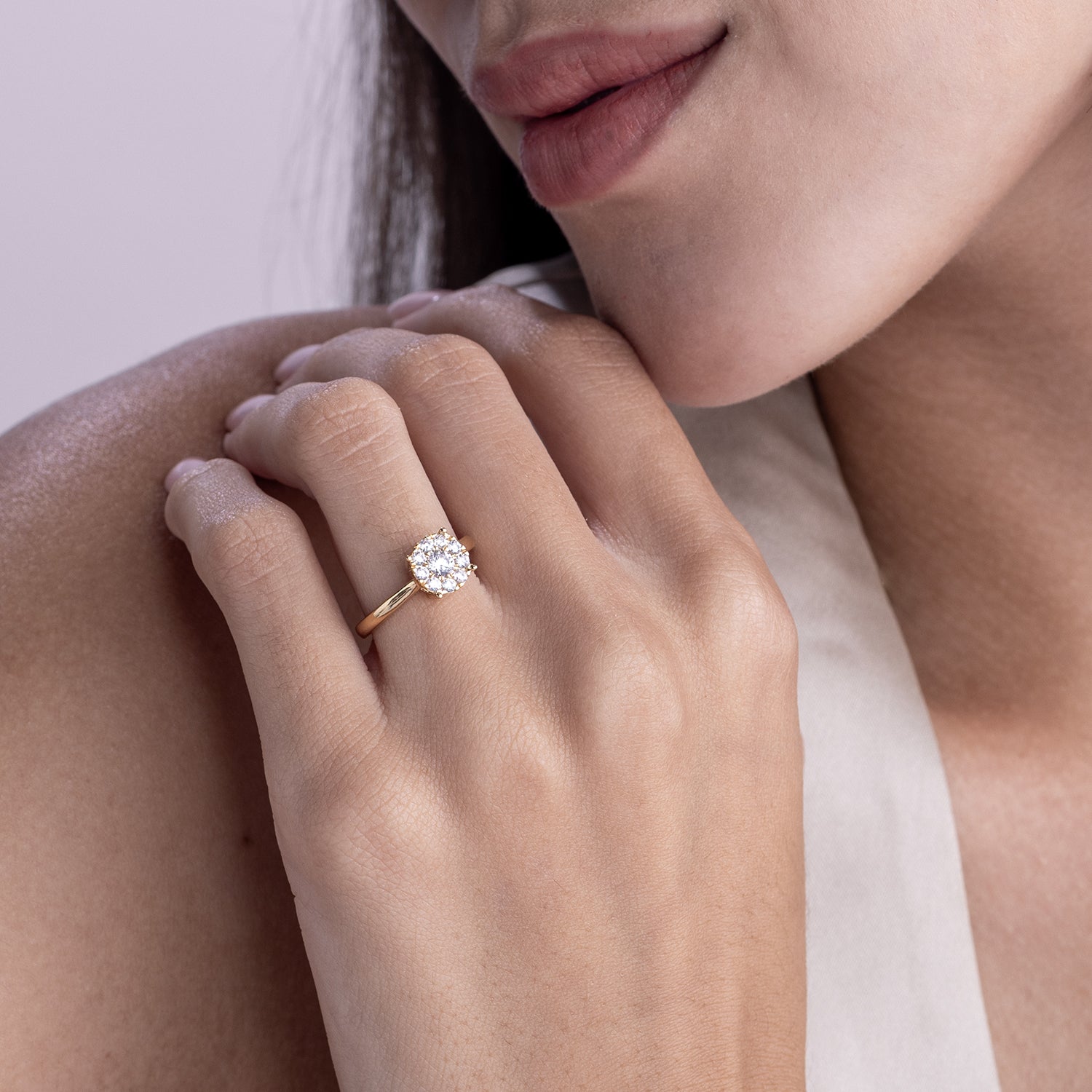 Eternal Bloom Cluster Ring