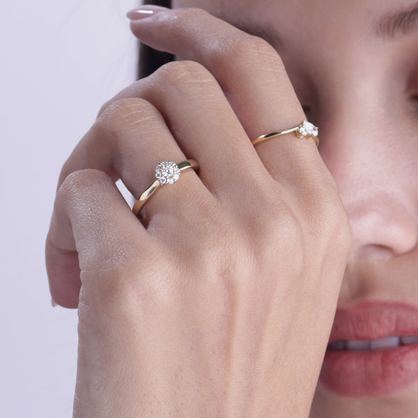 Eternal Bloom Cluster Ring