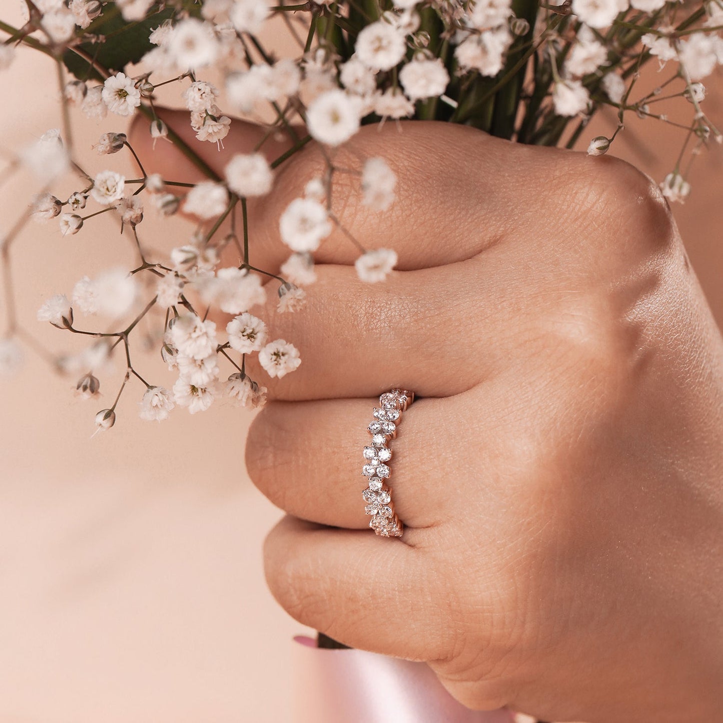 Alyssa Radiant Bloom Diamond Ring