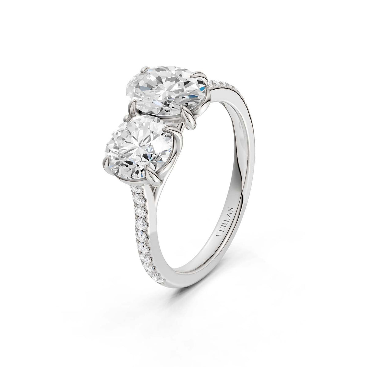 Round Oval Toi-et-Moi Signature Ring