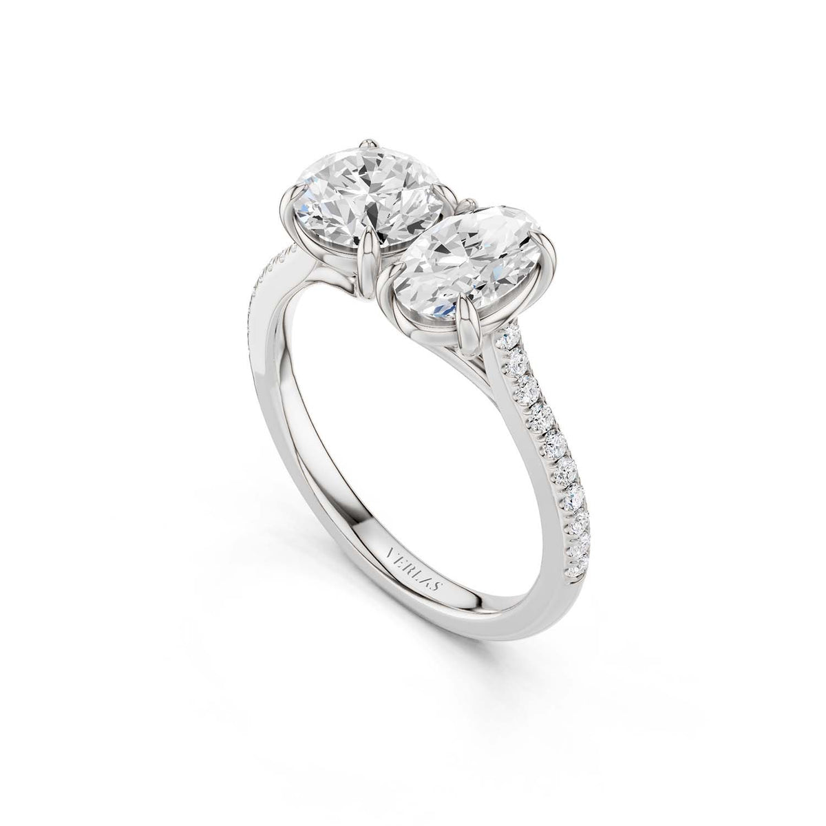 Round Oval Toi-et-Moi Signature Ring