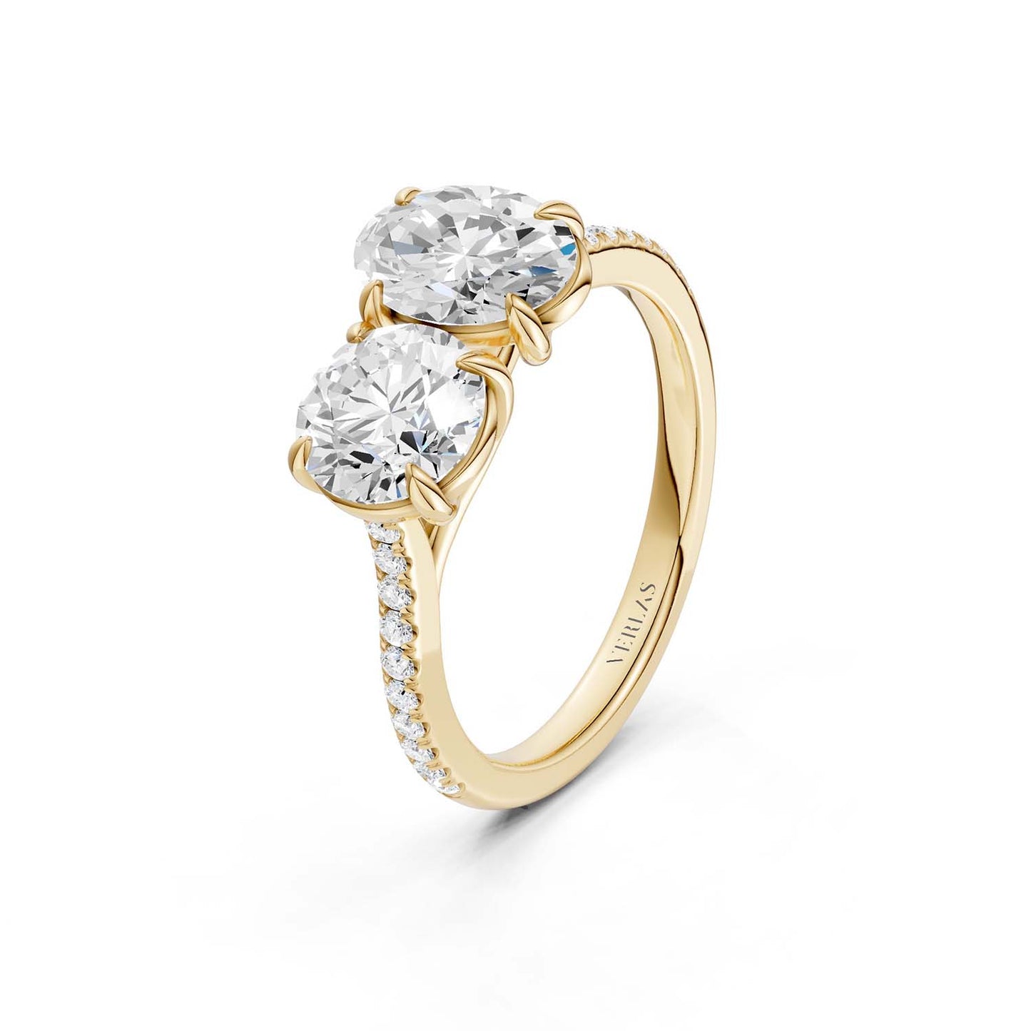 Round Oval Toi-et-Moi Signature Ring