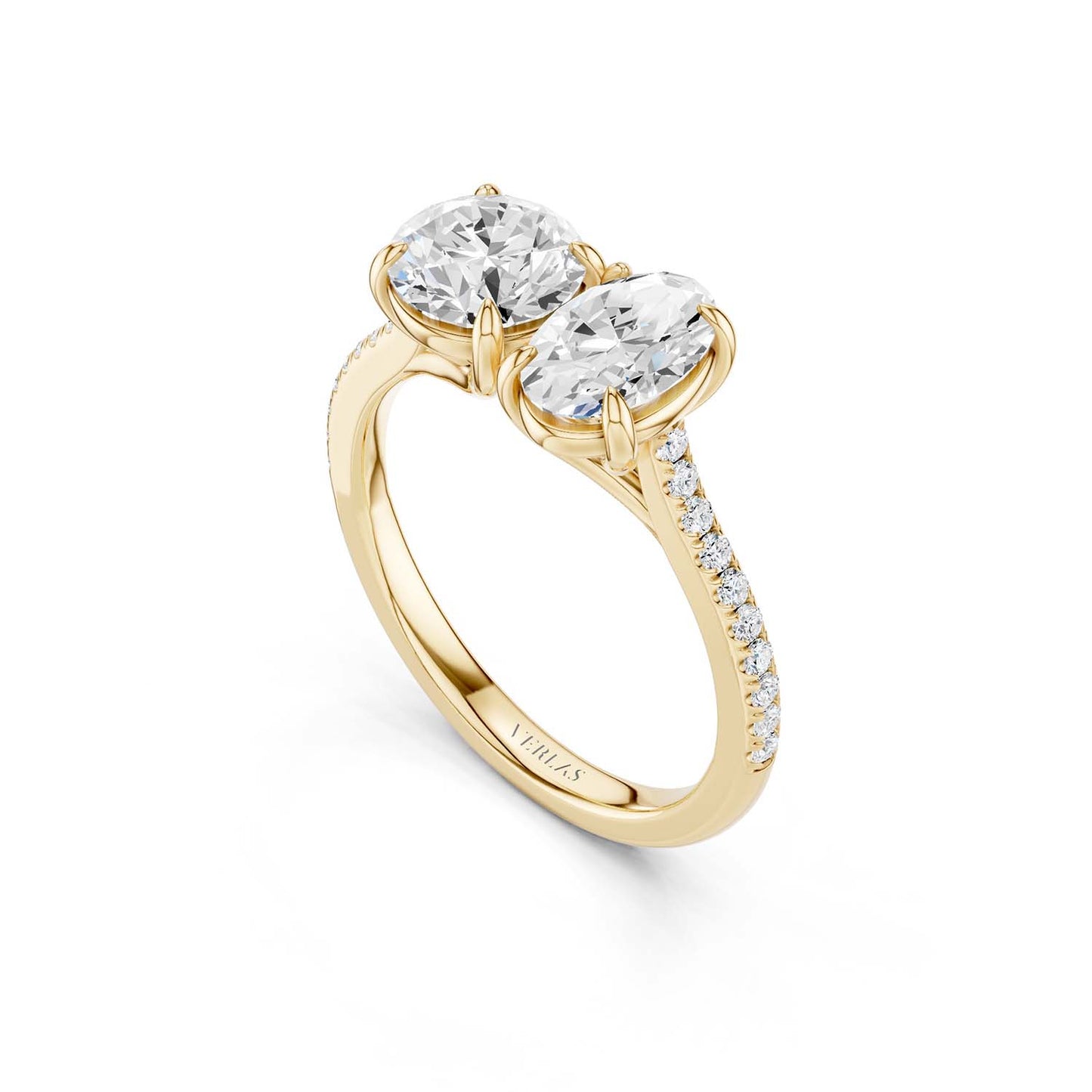 Round Oval Toi-et-Moi Signature Ring