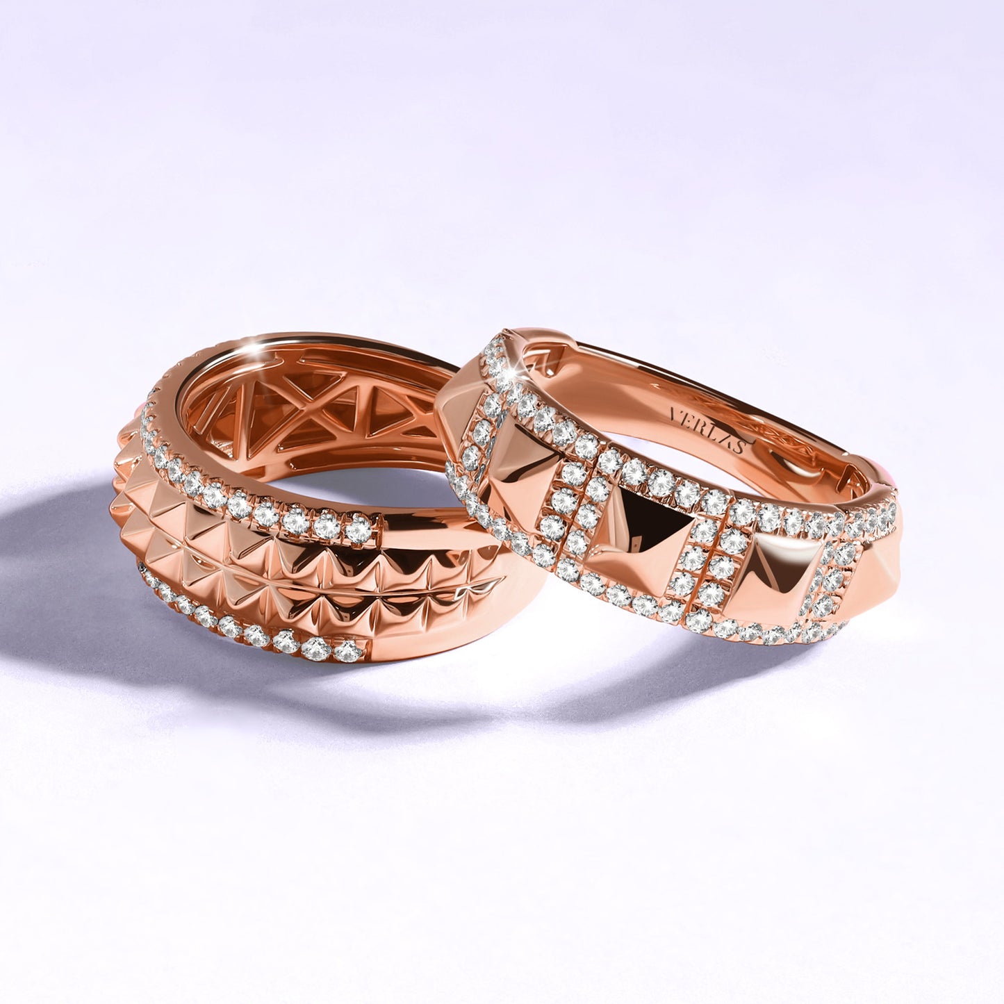 Zenyth Pyramid Luxe Statement Diamond Band