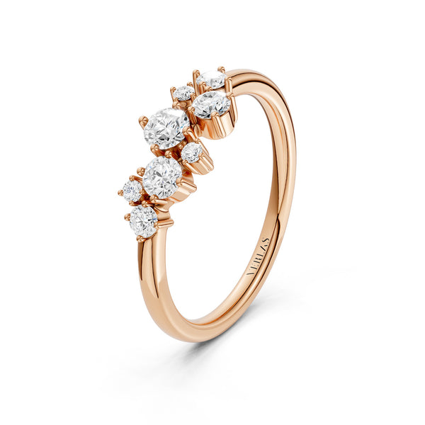 Celestial Cluster Diamond Ring
