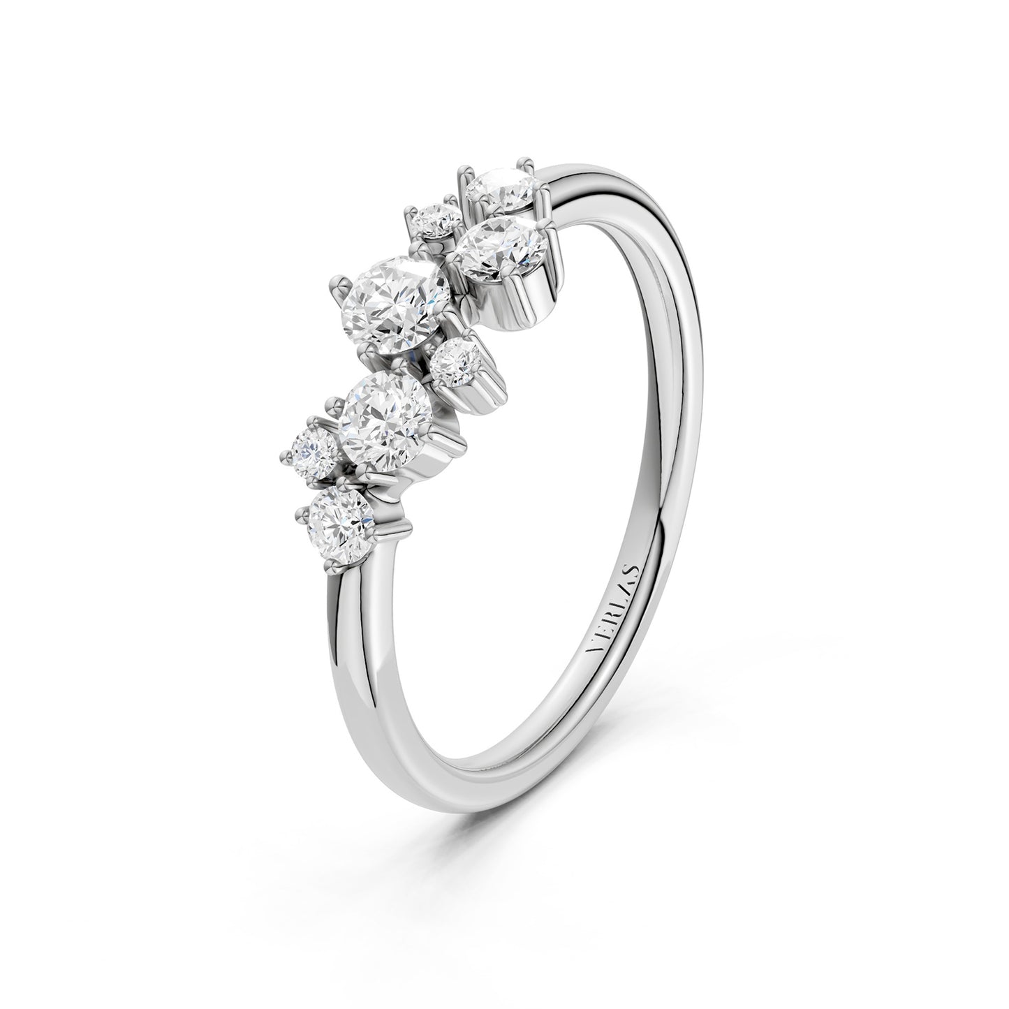 Celestial Cluster Diamond Ring