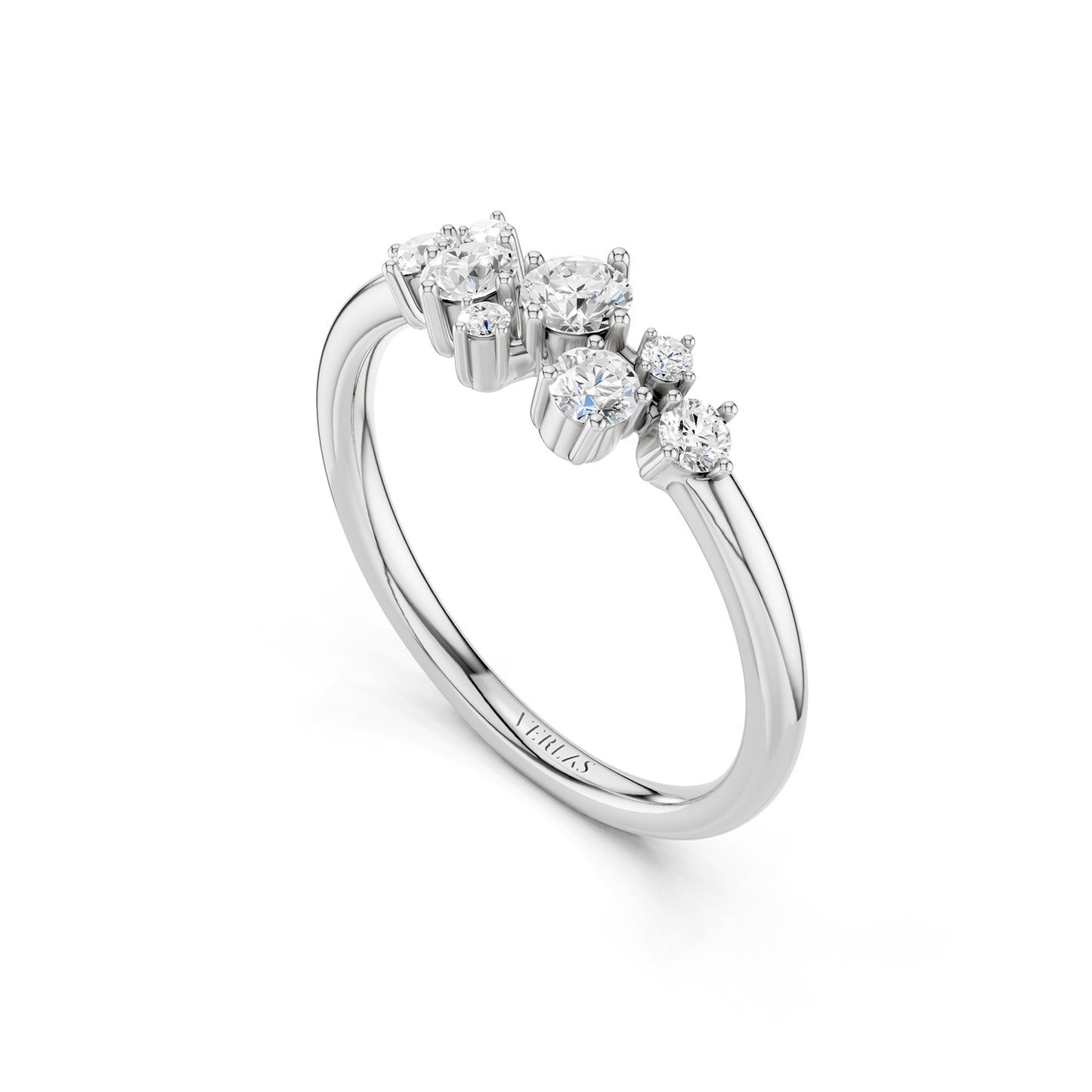 Celestial Cluster Diamond Ring
