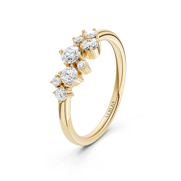 Celestial Cluster Diamond Ring
