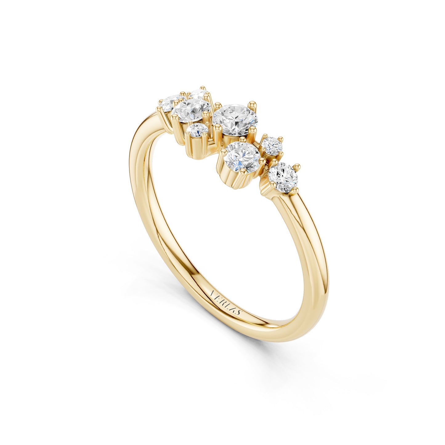 Celestial Cluster Diamond Ring