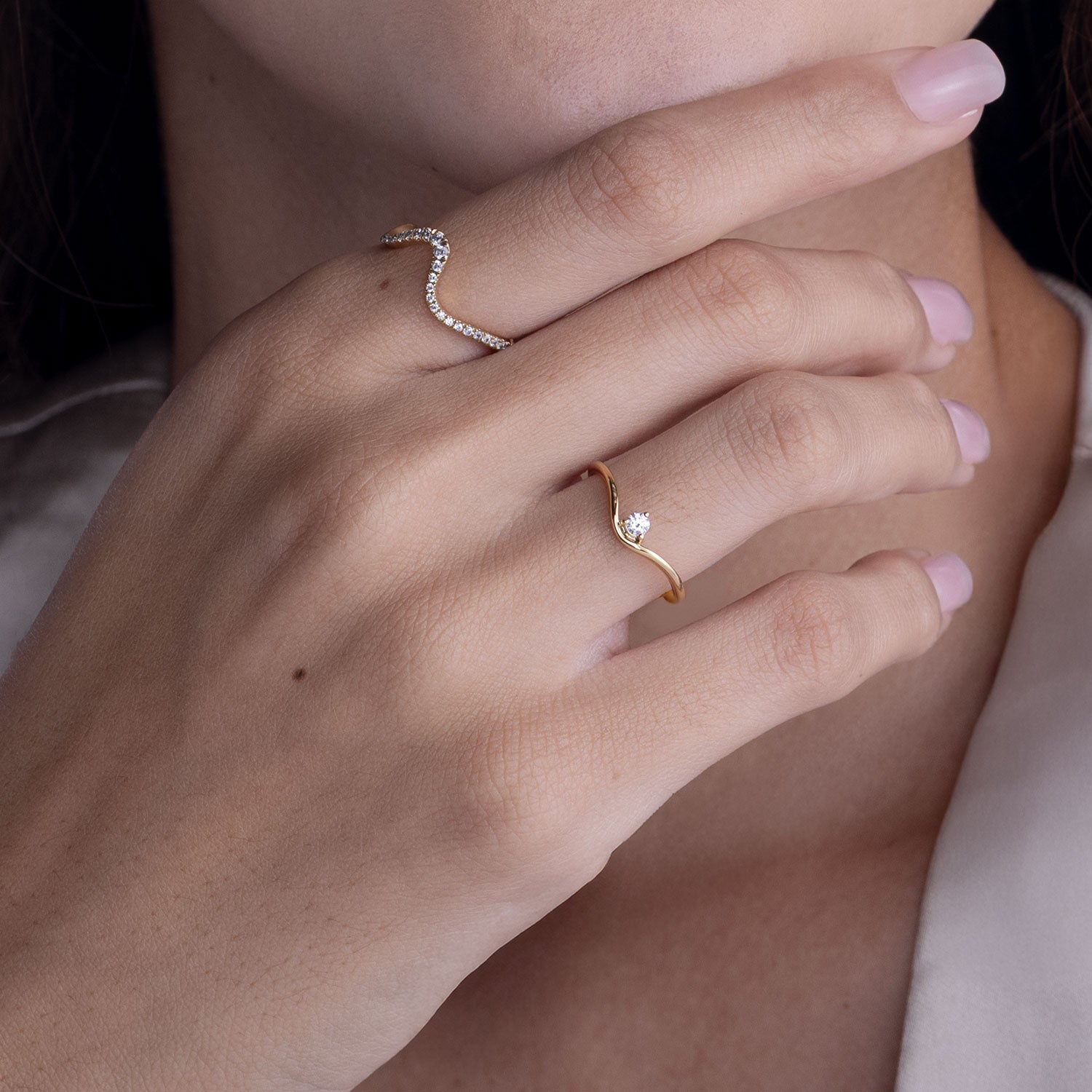 Chevron Tiara Ring