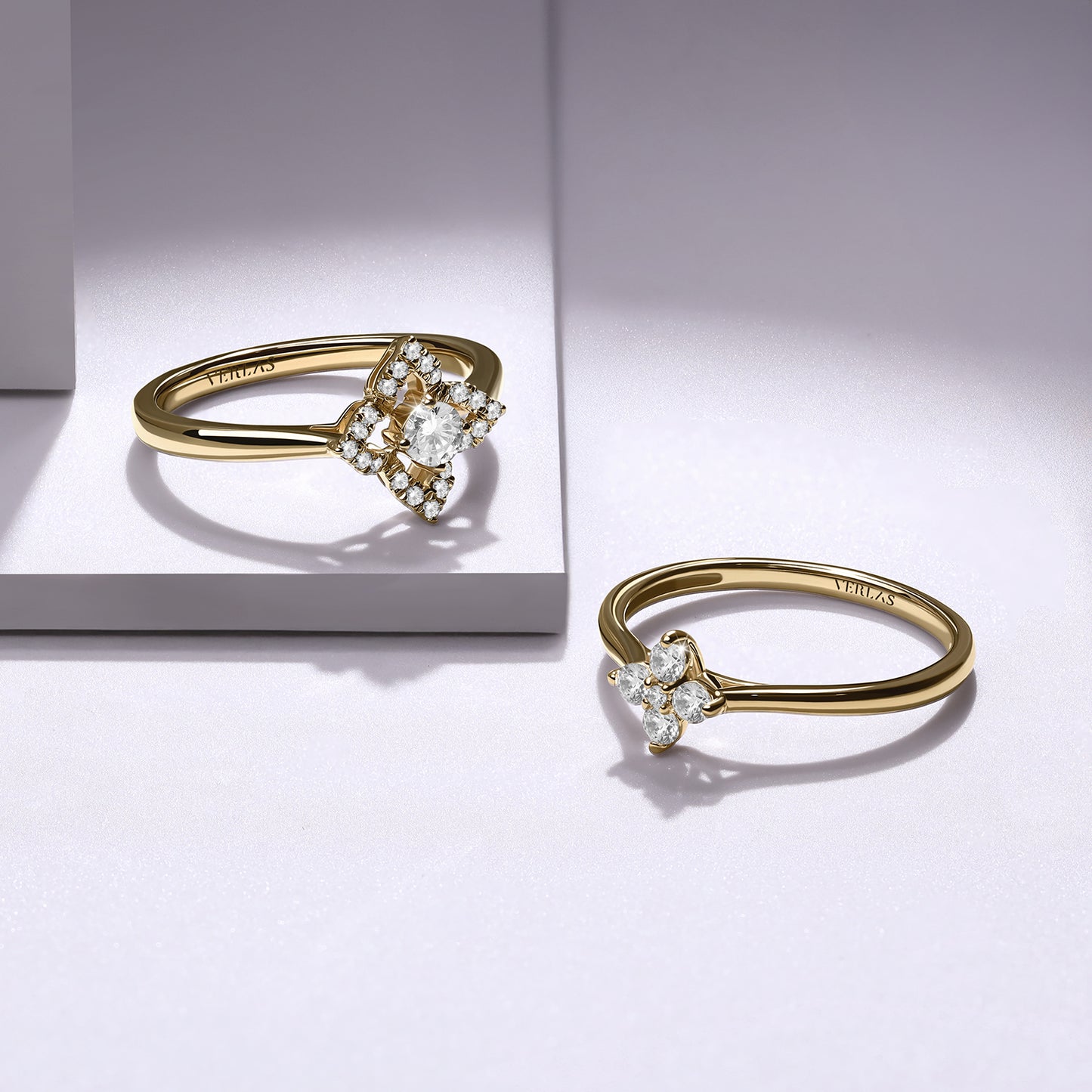 Floral Halo Ring