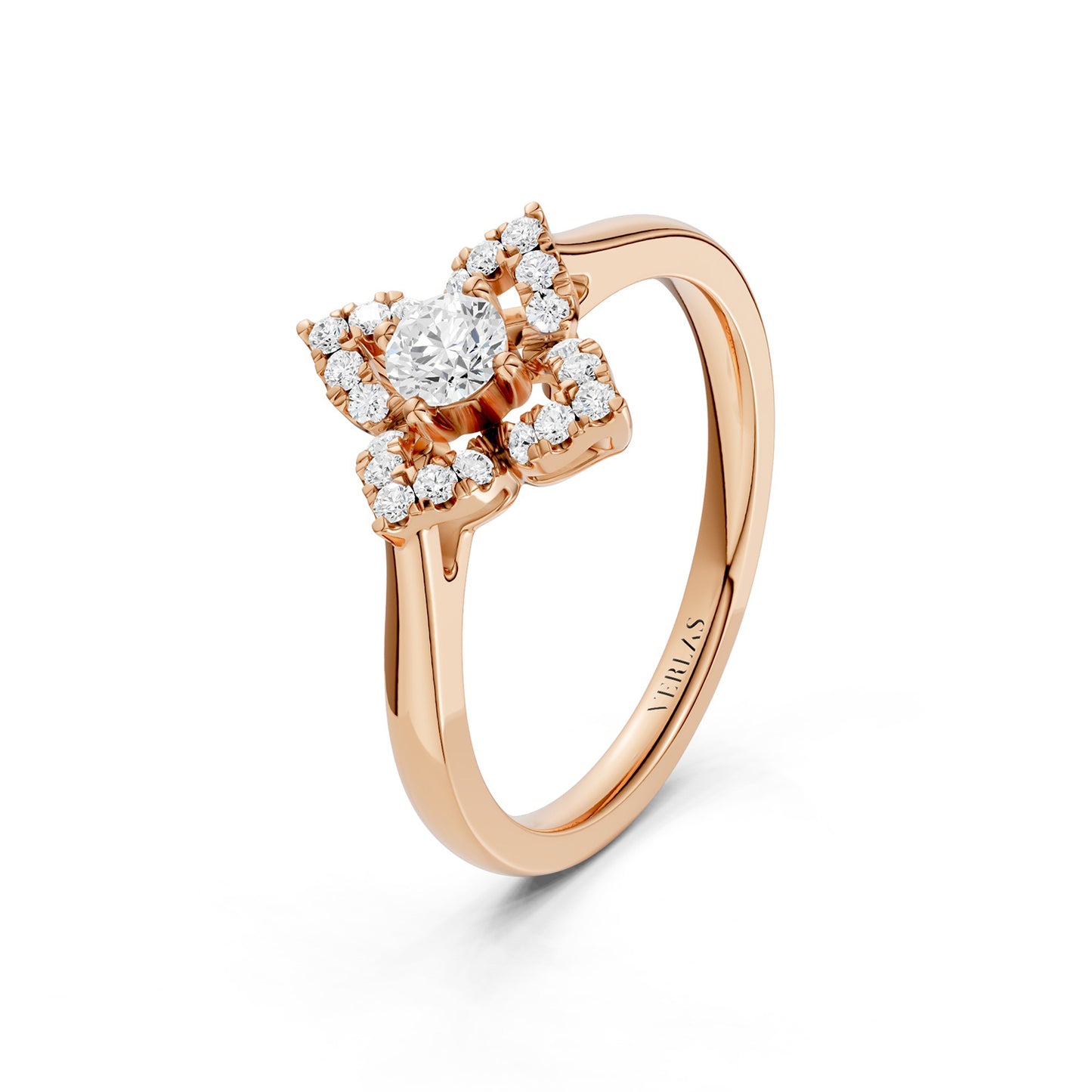 Floral Halo Ring