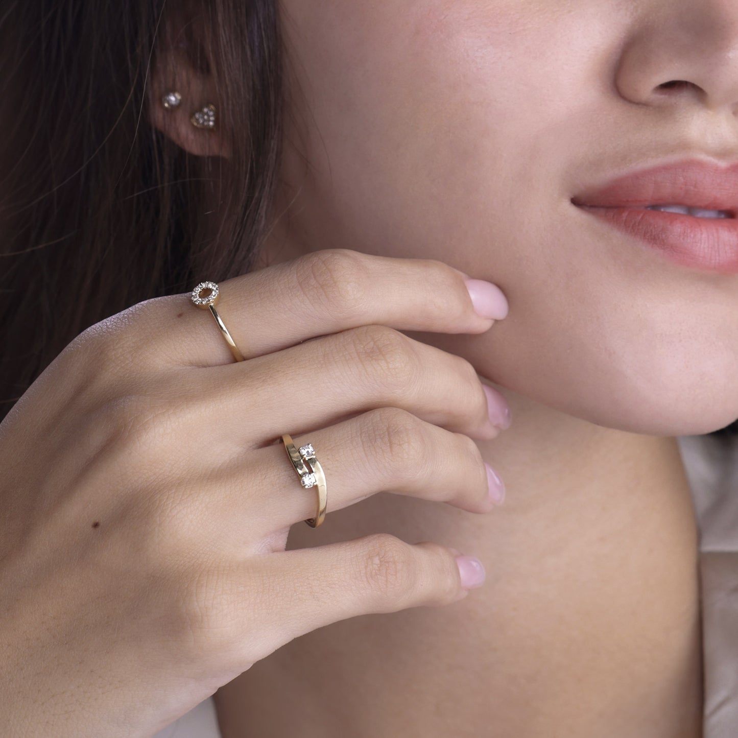 Duo Embrace Ring