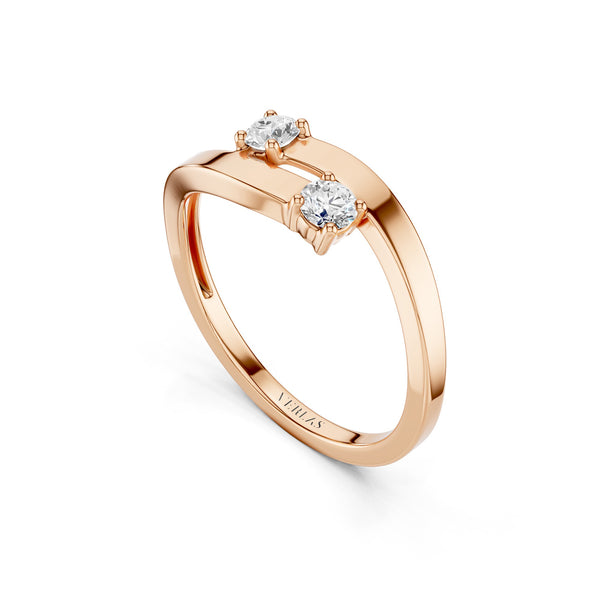 Duo Embrace Ring