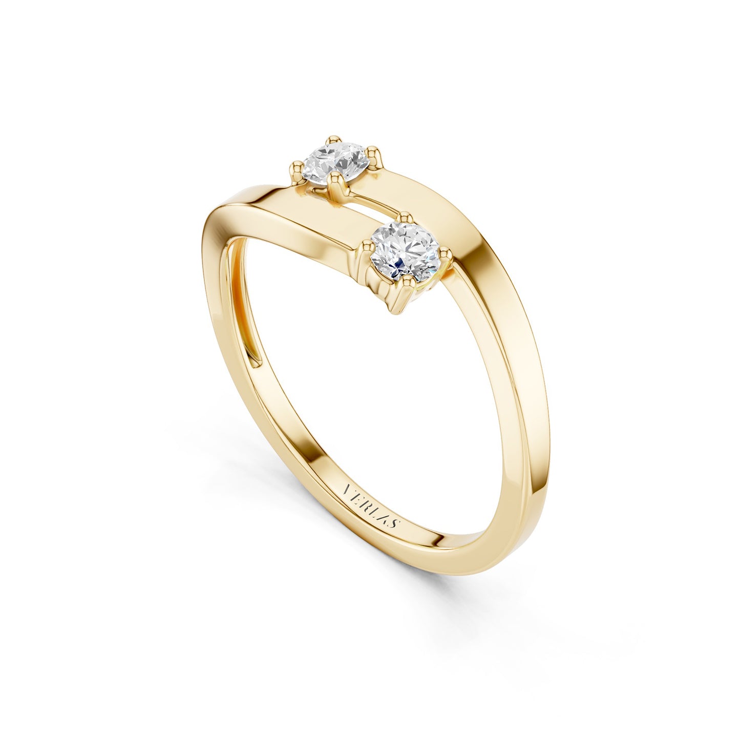 Duo Embrace Ring